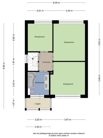 Floorplan - Albinonistraat 102, 5283 KT Boxtel